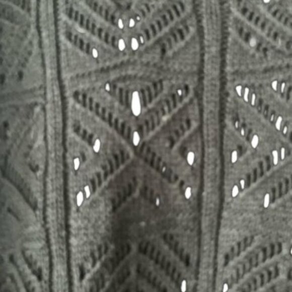 Open Knit Black Sweater - Picture 5 of 6